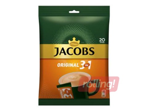 Šķīstošā kafija Jacobs 3in1, 20 pac.