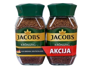 Šķīstošā kafija Jacobs Kronung, 200g x 2 gab.