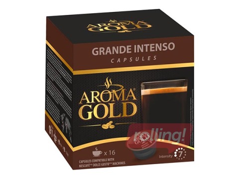 Kafijas kapsulas AROMA GOLD, Grande Intenso, 128g