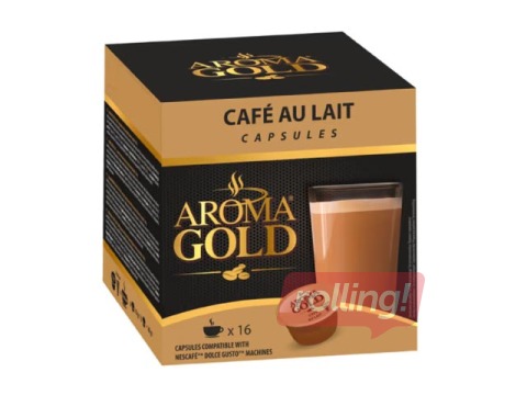 Kafijas kapsulas AROMA GOLD, Cafe Au Lait, 160g