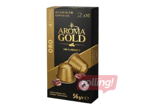 Kafijas kapsulas AROMA GOLD, Oro, 56g