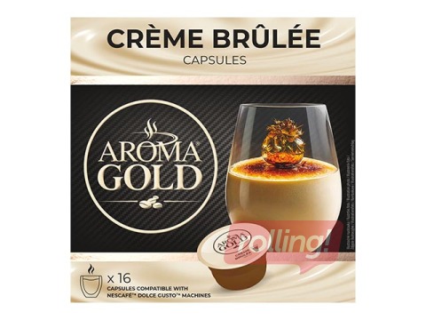 Kafijas kapsulas AROMA GOLD, Creme Brulee, 256g