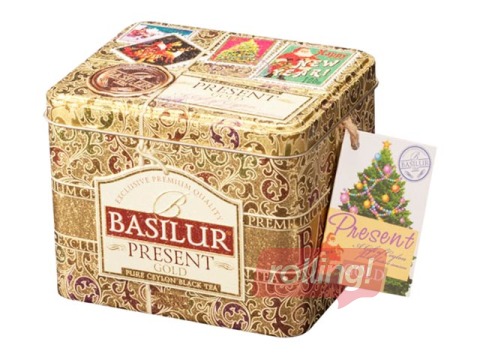 Melnā tēja Basilur Present Gold, 100g