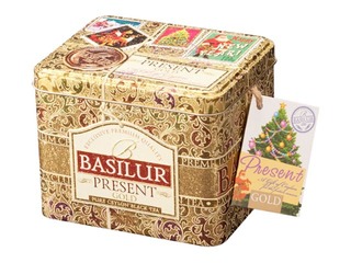 Melnā tēja Basilur Present Gold, 100g