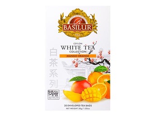 Tēja baltā Basilur Premium White Tea  Mango & Orange, 20 pac.