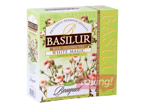 Tēja zaļā Basilur Bouquet White Magic, 100 pac