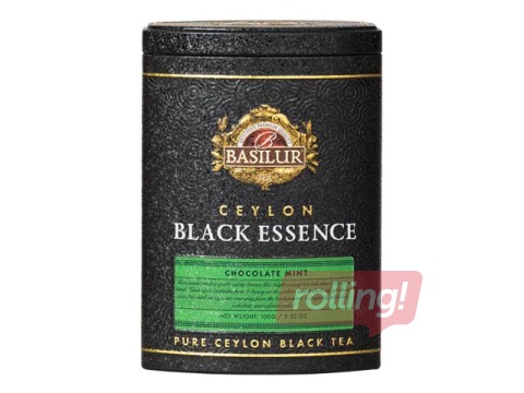 Melnā tēja Basilur Black Essence, Šokolādes piparmētra, 100 g