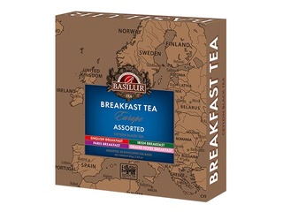 Melnā tēja Basilur, Breakfast tea collection, Eiropa, 40 x 2g