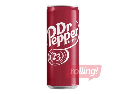 Dzēriens Dr.Pepper, skārdene, 0.33l (Taras depozīts iekļauts cenā)