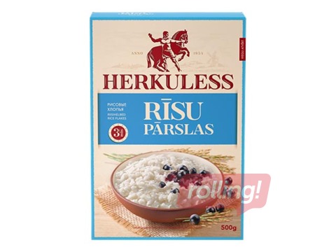 Rīsu pārslas Herkuless, 500g