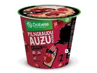 Auzu pārslu biezputra Dobele, ar ķiršiem, 50g