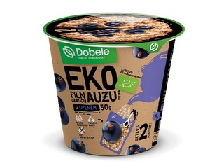 Auzu pārslu biezputra Dobele, EKO, ar upenēm, 50g