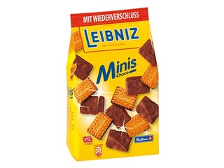 Cepumi Minis Choco ar šokolādi Leibniz, 100g