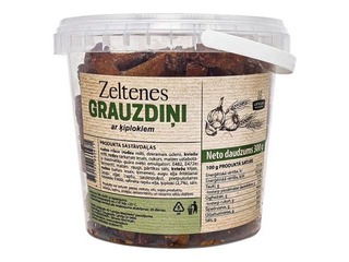 Zeltenes grauzdiņi ar ķiplokiem, Latvijas Maiznieks, 300g