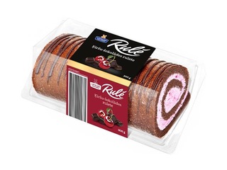 Ķiršu-šokolādes rulete Rulē, 300g
