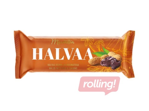 Halva ar ruma garšu un rozīnēm, Marmiton, 200g