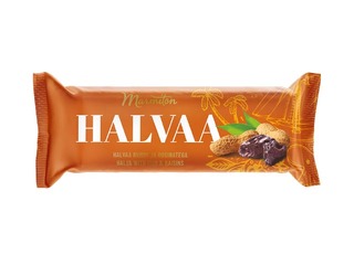 Halva ar ruma garšu un rozīnēm, Marmiton, 200g