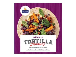 Sēklu tortilja, Latvijas maiznieks, 360g, 6 gab.