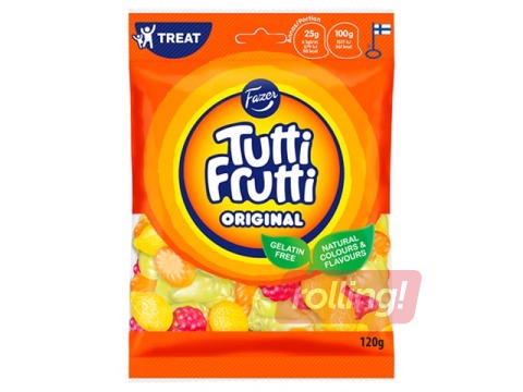Želejkonfektes Tutti Frutti Original, 120g