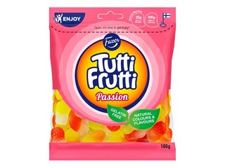 Želejkonfektes Tutti Frutti Passion, 180g