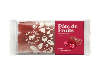 Dabīgo sulu marmelāde, dzērveņu, Saldus Sweets, 100g