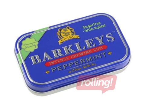 Košļājamā gumija Intense Peppermint, Barkleys, 30 g