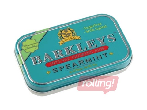 Košļājamā gumija Intense Spearmint, Barkleys, 30 g