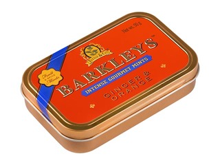 Dražejas, piparmētra, apelsīns un ingvers, Barkleys, 50 g