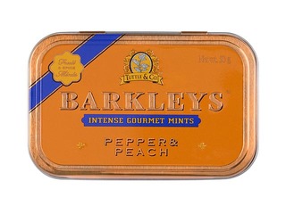 Dražejas, piparmētra, pipari un persiks, Barkleys, 50 g