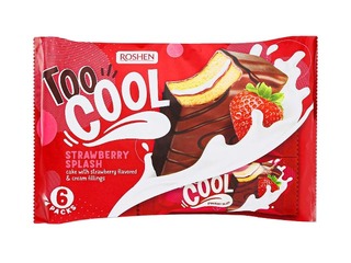 Biskvītkūka Strawberry Splash, Too Cool, Roshen, 270g