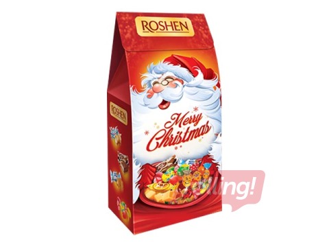 Ziemassvētku konfekšu izlase Roshen, Santas dāvana, 160g