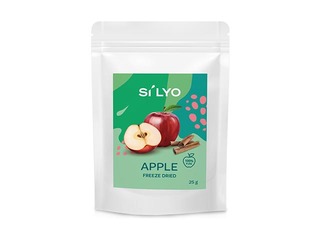 Лиофилизированные яблоки с корицей, Silyo, 25г