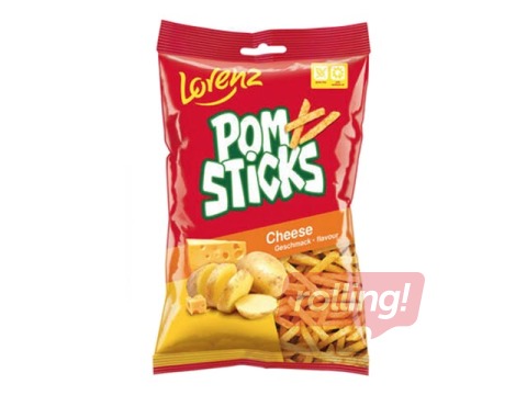 Kartupeļu salmiņi ar siera garšu, Lorenz Pomsticks, 85g