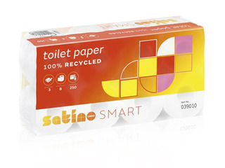Tualetes papīrs Satino Smart 3 slāņi, 64 ruļļi 