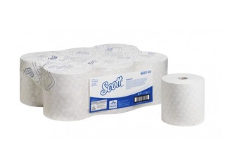 Papīra dvieļi Scott Max Airflex 1K, 350m, 6 ruļļi, 1 slānis, balti