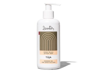 Shower gel for sensitive skin DZINTARS Tūja, 250ml