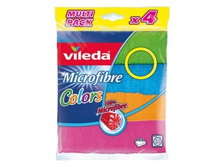 Mikrošķiedras drāna VILEDA  Color, 4 gab.