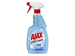 Stiklu tīrīšanas līdzeklis Ajax ar izsmidzinātāju, zils, 0.5 l