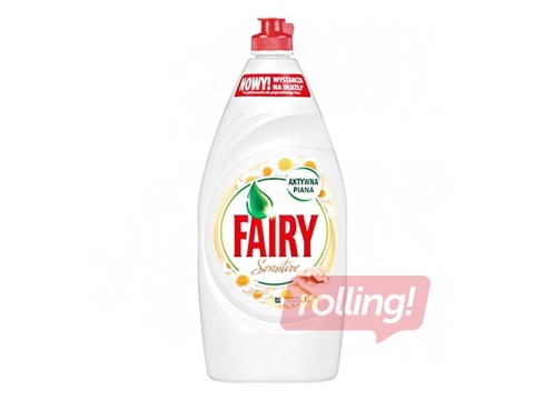 Trauku mazgāšanas līdzeklis Fairy Sensitive Chamomile & Vitamine E, 900ml