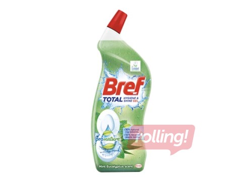 Tualetes tīrīšanas līdzeklis Bref Pro Nature mint, 700 ml