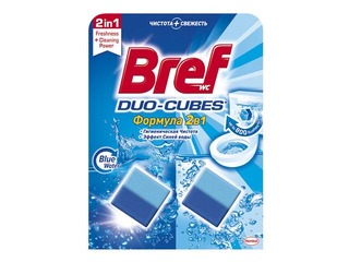 Tabletes tualetes poda tvertnei Bref duo-cubes oiginal, 2gab.