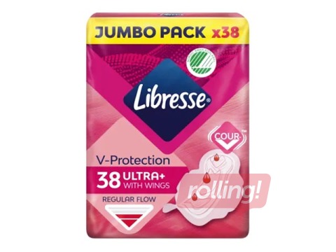 Higēniskās paketes Libresse Ultra Normal, Jumbo pack, 38 gb