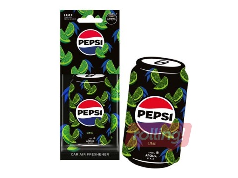 Auto gaisa atsvaidzinātājs Aroma Car, Pepsi can, lime, 1 gab.