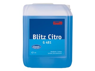 Universāls alkoholu saturošs mazgāšanas līdzeklis Buzil G481 Blitz Citro, 10L