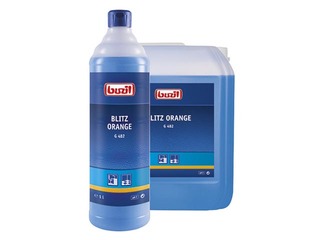 Neitrāls universāls alkoholu saturošs mazgāšanas līdzeklis Buzil G482 Blitz Orange, 1000 ml
