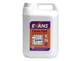 Tualetes tīrīšanas līdzeklis Evans Vanodine Clean Fast, 5 l
