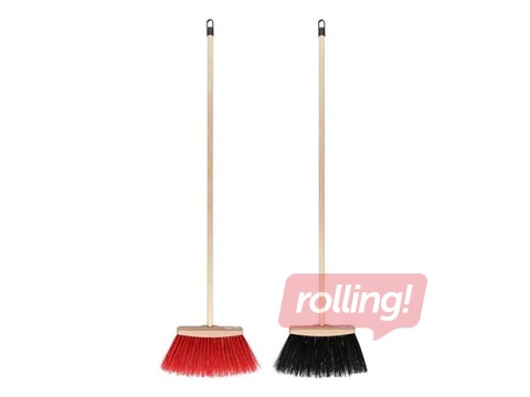 Ielas slota Saima Broom, 25x120cm, melna/sarkana