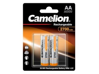 Lādējamās baterijas Camelion Ni-Mh 2700 mAh, AA, 2 gab.