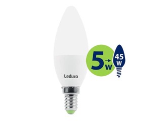 LED spuldze LEDURO CL E14 5W 2700K 400lm, matēta