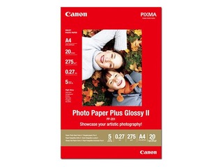 Foto papīrs Canon Photo Paper Plus Glossy II PP-201, 275 g/m², 20 loksnes